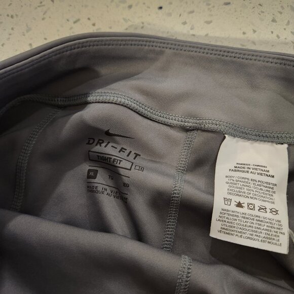 Grey & Pink Nike Tights Size XL - Picture 3 of 5